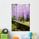 Draping Wisteria Flowers Wall Mural