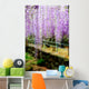 Draping Wisteria Flowers Wall Mural