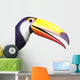 Closeup of toucan bird Wall Decal