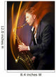 Man Playing Saxophone Wall Decal Design 2