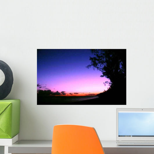 Mauritius Sunset Wall Decal