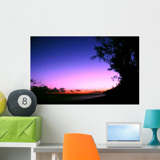 Mauritius Sunset Wall Decal