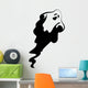 Ghost Cartoon Halloween Vector Illustration Wall Decal
