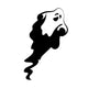 Ghost Cartoon Halloween Vector Illustration Wall Decal