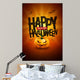 Happy Halloween Poster Design Wall Mural