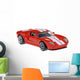 red sportscar Wall Decal