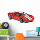 red sportscar Wall Decal