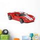 red sportscar Wall Decal
