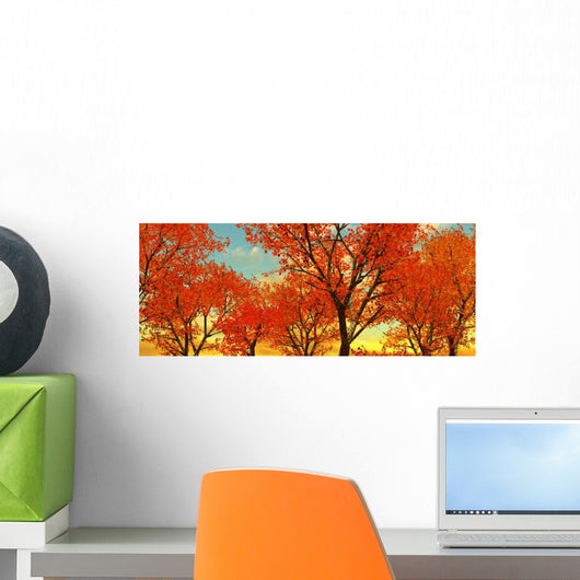 Beautiful Autumn Trees Wall Decal