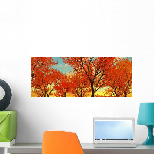 Beautiful Autumn Trees Wall Decal
