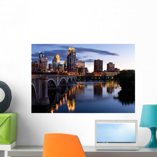 Minneapolis Minnesota Wall Decal