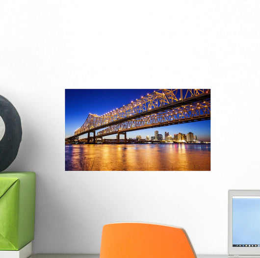 New Orleans City Skyline Wall Decal