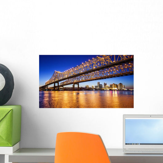 New Orleans City Skyline Wall Decal