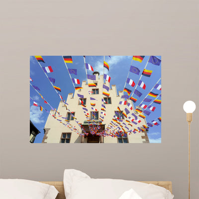 Selestat Alsace Wall Mural shown on a wall