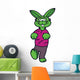 Cartoon Frankenstein Rabbit Wall Decal