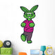 Cartoon Frankenstein Rabbit Wall Decal