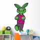 Cartoon Frankenstein Rabbit Wall Decal
