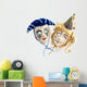 Theatre Masks Wall Decal