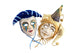 Theatre Masks Wall Decal