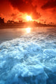 Ocean Sunrise Wall Mural