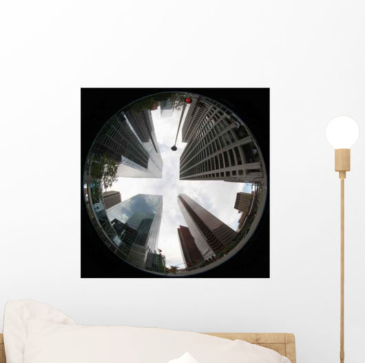 Downtown Intersection Wall Decal
