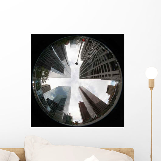 Downtown Intersection Wall Decal