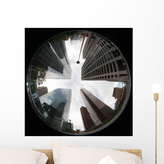Downtown Intersection Wall Decal
