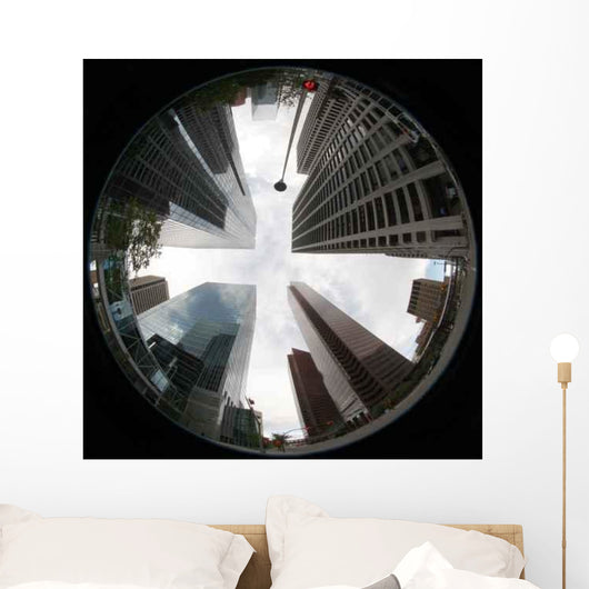 Downtown Intersection Wall Decal