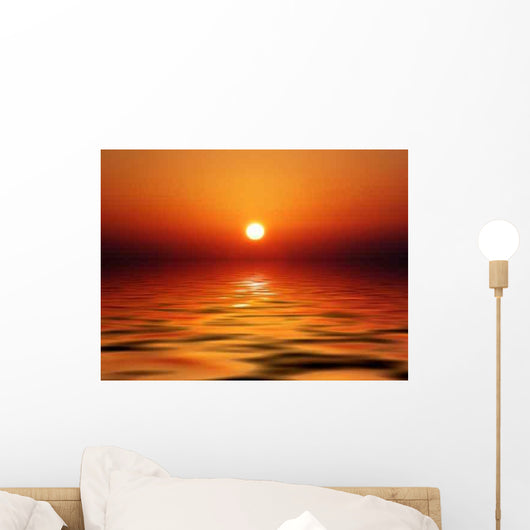Sun Setting Wall Decal