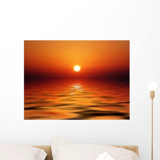 Sun Setting Wall Decal