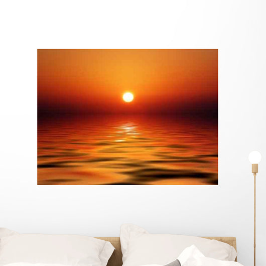 Sun Setting Wall Decal