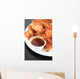 chicken wings and dips Wall Mural