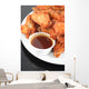 chicken wings and dips Wall Mural