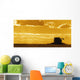 Field with Combine Sunset Wall Decal
