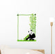 Funny panda Wall Decal
