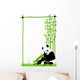 Funny panda Wall Decal