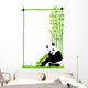 Funny panda Wall Decal