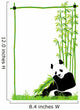Funny panda Wall Decal