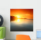 ocean sunrise Wall Mural
