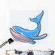 Blue sea whale Wall Decal
