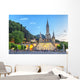 Rosary Basilica Evening Lourdes Wall Decal