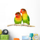 Pair of lovebirds Wall Decal
