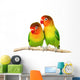 Pair of lovebirds Wall Decal