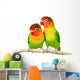 Pair of lovebirds Wall Decal