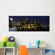Boston skyline panorama at night Wall Mural