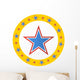 Circus Star Circle Wall Decal