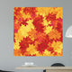 Seamless autumn maple leaves Wall Mural