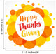 Happy Thanksgiving Day logo. Season design style Happy Thanksgiving Day vector logotype, label and icon Wall Decal