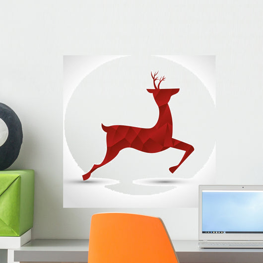 card merry christmas and new year design isolated vector illustration eps 10 Wall Decal