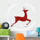 card merry christmas and new year design isolated vector illustration eps 10 Wall Decal